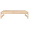 Garden Footstool 120x80 cm Solid Wood Pine - Hipomarket UK