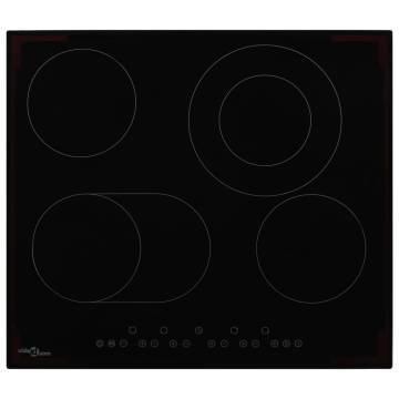 Ceramic Hob with 4 Burners Touch Control - 6600 W