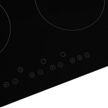 Ceramic Hob with 4 Burners Touch Control - 6600 W