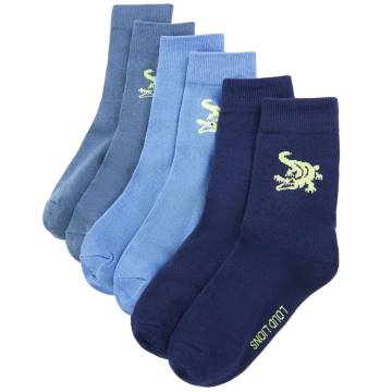 Kids' Socks 5 Pairs EU 23-26 - Durable & Stylish