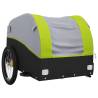 Sturdy Bike Trailer - Black and Green 45 kg Capacity