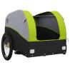 Sturdy Bike Trailer - Black and Green 45 kg Capacity