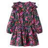 Kids' Dress with Long Sleeves Bright Pink 116 Size 116 (5-6y) 