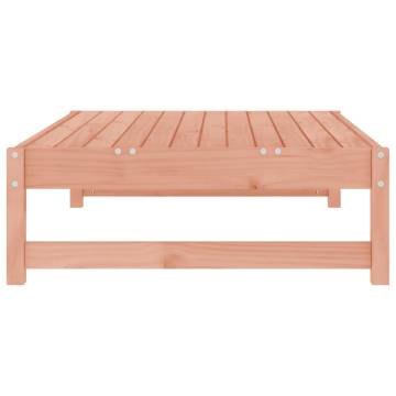 Garden Footstool - Solid Douglas Wood | 120x80 cm | Hipomarket