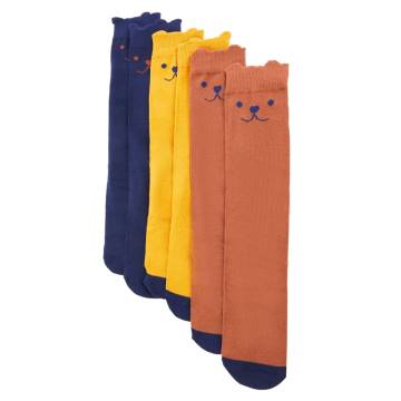 Kids' Socks 5 Pairs EU 23-26 | Durable & Affordable Socks