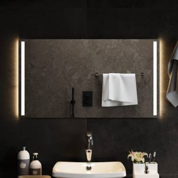 LED Bathroom Mirror 90x50 cm - Stylish & Waterproof