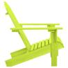 Garden Adirondack Chair - Solid Fir Wood Green - Hipomarket