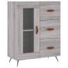 Highboard Grey Sonoma – Stylish Engineered Wood Storage | HipoMarket