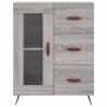 Highboard Grey Sonoma – Stylish Engineered Wood Storage | HipoMarket