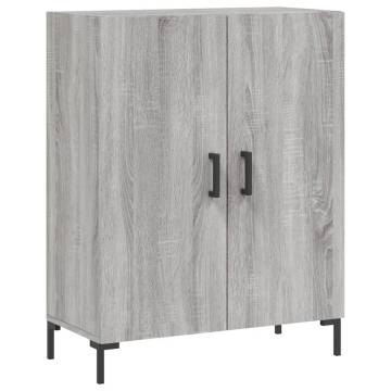 Stylish Highboard Grey Sonoma 69.5x34x180 cm - HipoMarket