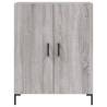 Stylish Highboard Grey Sonoma 69.5x34x180 cm - HipoMarket