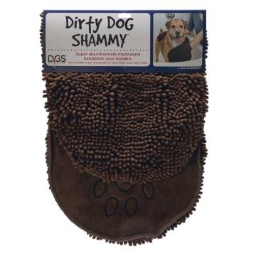 DOG GONE SMART Dirty Dog Towel Shammy - 80x35cm Brown