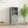 Stylish Grey Sonoma Sideboard - 34.5x34x90 cm | Hipo Market