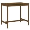 Garden Table Honey Brown - Solid Pine 121x82.5 cm | HipoMarket