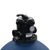 Pool Sand Filter with 6 Position Valve - Blue 660 mm | HipoMarket