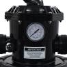 Pool Sand Filter with 6 Position Valve - Blue 660 mm | HipoMarket