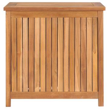 Garden Storage Box 60x50x58 cm - Solid Teak Wood