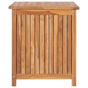 Garden Storage Box 60x50x58 cm - Solid Teak Wood