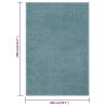 Elegant Blue Short Pile Rug 200x290 cm | Hipo Market