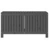 Garden Storage Box Grey 115x49x60 cm - Solid Pine Wood