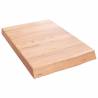 Light Brown Wall Shelf | Solid Oak | 40x60 cm - HipoMarket