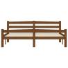 Honey Brown Solid Pinewood Bed Frame 160x200 cm | Hipomarket