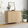 Sideboards 2 pcs Sonoma Oak 40x35x70 cm Engineered Wood Colour sonoma oak Quantity in Package 2 