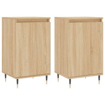 Trendy 2 pcs Sonoma Oak Sideboards - Engineered Wood