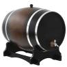 Wine Barrel with Tap - Solid Pinewood 35L | HipoMarket