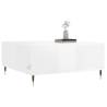 Elegant High Gloss White Coffee Table - 80x80cm | HipoMarket