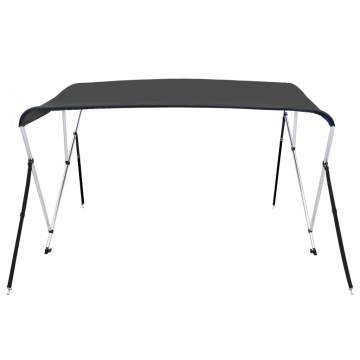 3 Bow Bimini Top Anthracite - Durable Boat Canopy 183x140 cm