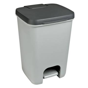 Curver Essentials 20L Pedal Bin - Light Grey | Hipomarket