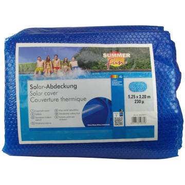 Summer Fun Solar Pool Cover Oval 525x320 cm - Blue