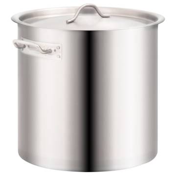 2 Piece Stock Pot Set | 50/25 L Stainless Steel - HipoMarket