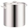 2 Piece Stock Pot Set | 50/25 L Stainless Steel - HipoMarket