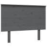 Stylish Grey Pine Bed Headboard - 104x6x82.5 cm | Hipomarket