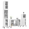 3 Piece Bathroom Furniture Set - Stylish White Design