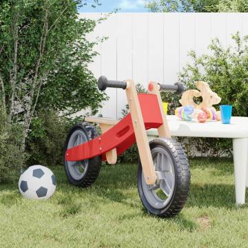 Balance Bike for Children Red - Learn Balance Safely