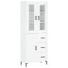 Highboard High Gloss White - Stylish Storage Solution