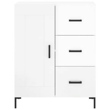 Highboard High Gloss White - Stylish Storage Solution