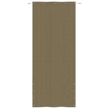 Buy Balcony Screen Taupe 100x240 cm - Water Resistant Privacy