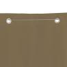 Buy Balcony Screen Taupe 100x240 cm - Water Resistant Privacy