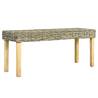 Natural Kubu Rattan & Mango Wood Bench - 110 cm