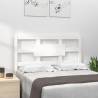 Bed Headboard White 95.5x4x100 cm Solid Wood Pine Colour white Size 95.5 x 100 cm Quantity in Package 1 