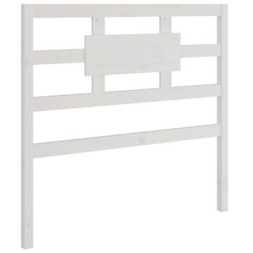 White Solid Pine Bed Headboard - 95.5x4x100 cm | Hipomarket