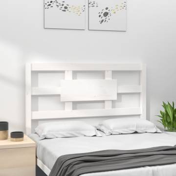 White Solid Pine Bed Headboard - 95.5x4x100 cm | Hipomarket