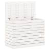 Laundry Basket White 88.5x44x66 cm | Solid Pine Storage