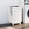 Laundry Basket White 44x44x76 cm Solid Wood Pine Colour white Size 44 x 44 x 76 cm Quantity in Package 1 