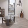 FMD Coffee Table with Shelf Matera Grey and Old Style Colour grey and brown Quantity in Package 1 