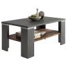 FMD Coffee Table with Shelf - Matera Grey & Old Style